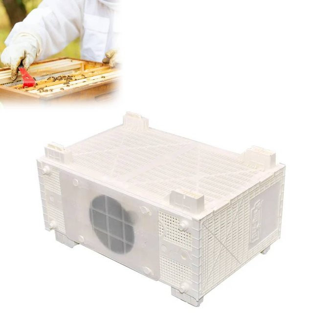 BEE-BUS Bienen-Transportkäfig für Königinnen aus Kunststoff in Weiß - Bild 1