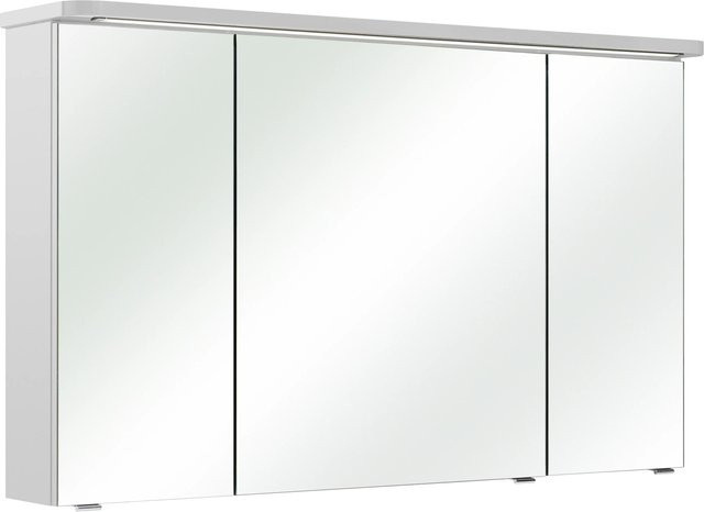 Pelipal Spiegelschrank Serie 4005 Weiß Hochglanz Breite: 120 cm - Bild 1