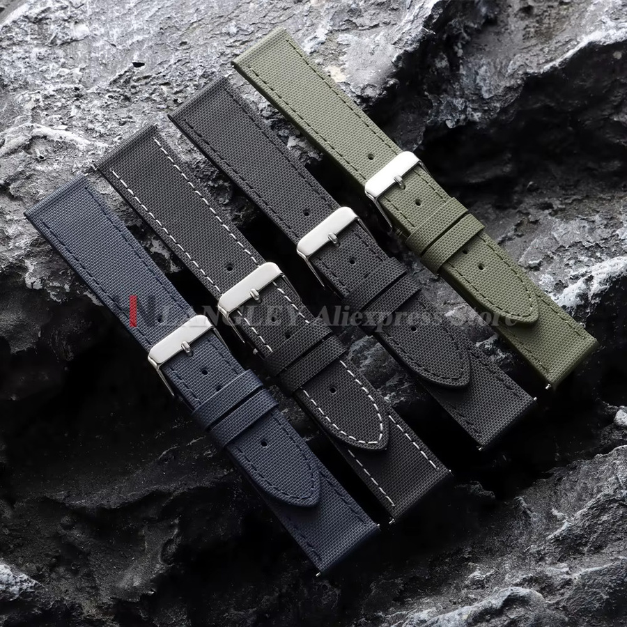 Langley Uhrenarmband Nylon, Textil/NATO, Unisex, 20 mm, 22 mm - Bild 3
