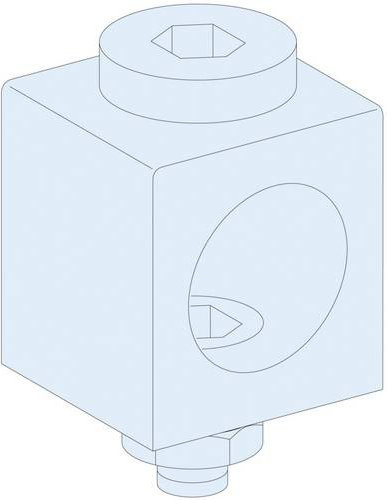 Schneider Electric PrismaSeT-P Linergy BS Anschlussklemme 250A für Kabel 16-185mm² grau - Bild 1