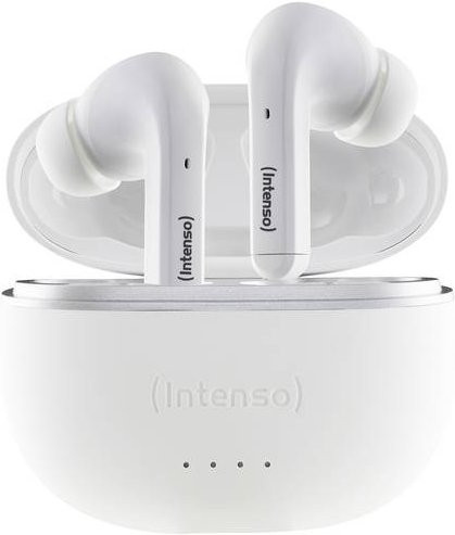 Intenso Buds 300A T302A In-Ear Headset Bluetooth Stereo True Wireless mit Noise Cancelling und Touch-Steuerung in Weiß - Bild 1