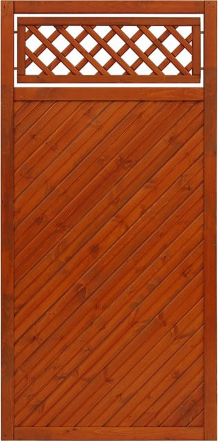 Sichtschutzzaun Toulon von Andrewex in Teak Braun, Höhe: 180 cm, Breite: 90 cm - Bild 1