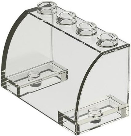 Yiran toy 3823 Einzigartiges Fenster 2x4 Bausteine, 10-teiliges Set, weiß, ab 6 Jahren - Bild 1