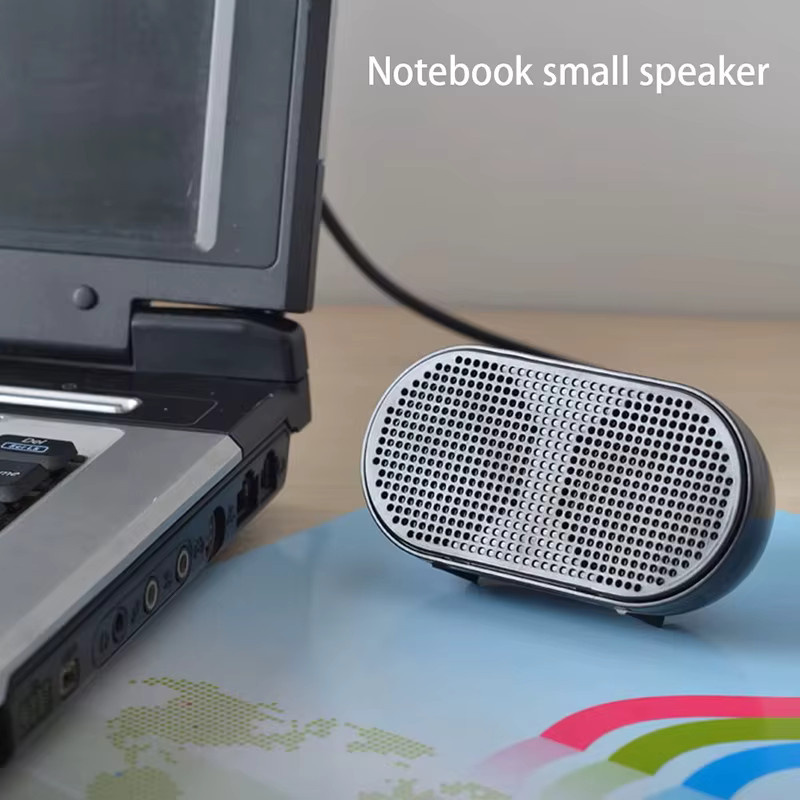 AyeBeau Mini-Lautsprecher Stereo-Set in Schwarz für Computer, PC und Laptop - Bild 3