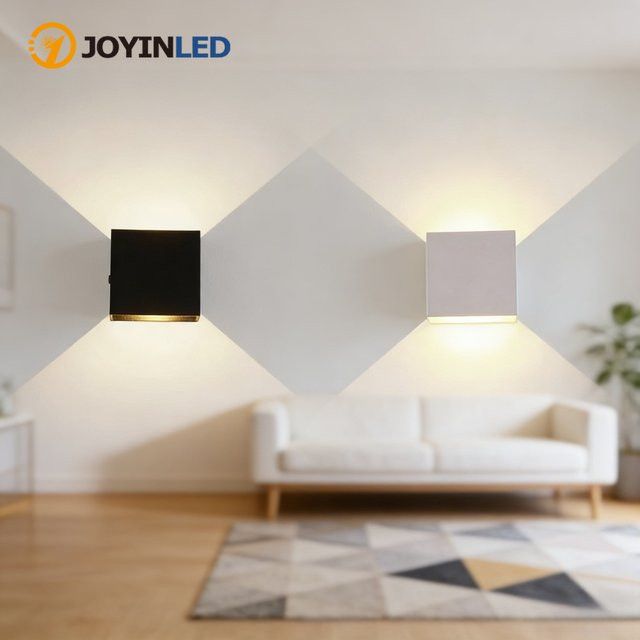 JOYINLED 6W LED Wandleuchte für Außenbereiche mit IP65 Wasserdichtigkeit zur Dekoration von Garten, Veranda und Terrasse - Bild 1