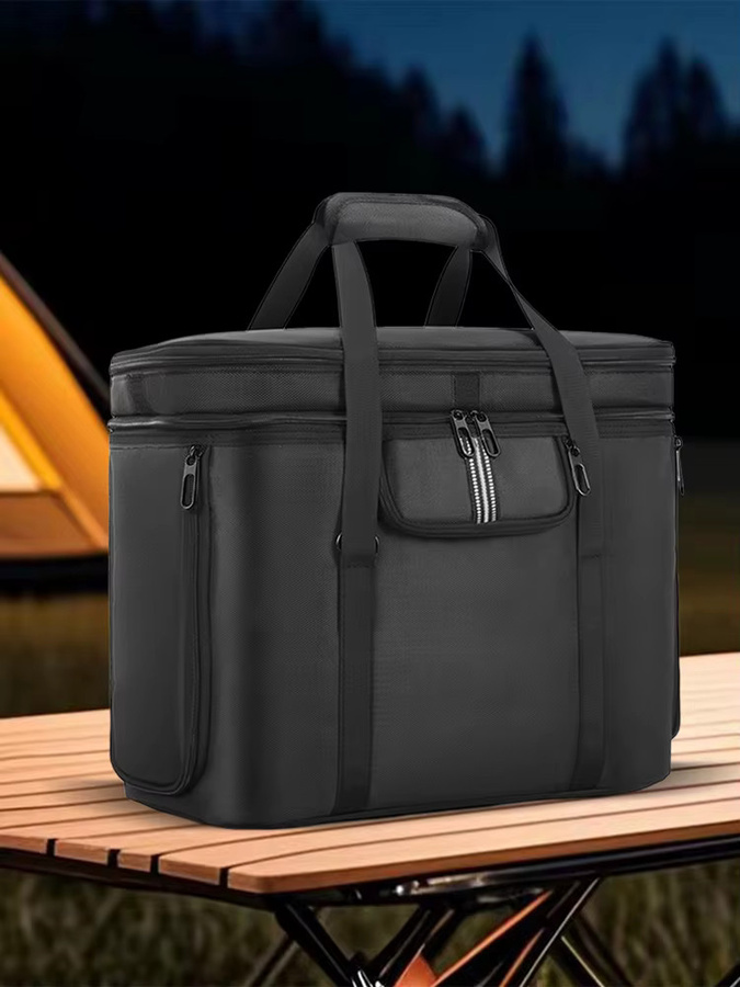 Ecoflow Delta 3 Plus Tragetasche in Schwarz, wasserdichte Aufbewahrungstasche mit Schultergurt und Griff - Bild 4