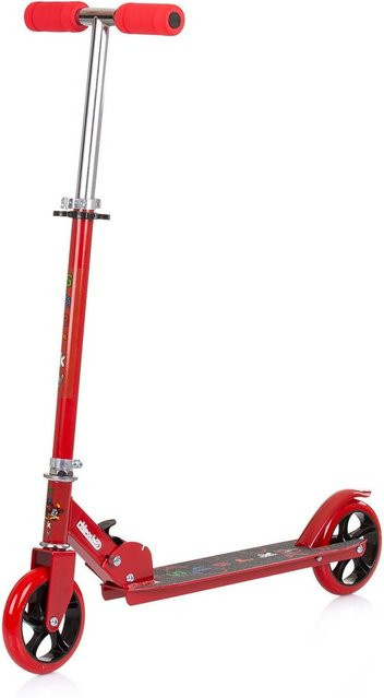 Chipolino Kinderroller Sharky klappbar rot - Bild 1
