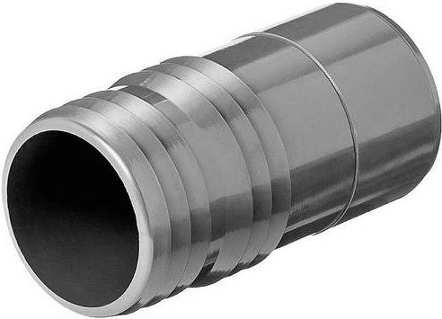 FIAP 2436 PVC-Schlauchtülle Connector in Silber, L: 6,3 cm, B: 6,6 cm, H: 6,3 cm - Bild 1