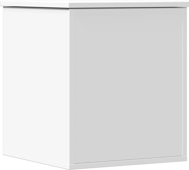 vidaXL Truhe aus Holzwerkstoff in Weiß mit Soft-Close-Deckel, B/T/H: 40 x 42 x 46 cm - Bild 1
