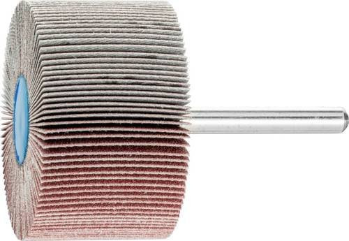 PFERD Korund Fächerschleifer A180 für Feinschliff und Finish, Durchmesser: 50 mm, Breite: 30 mm, Schaft-Durchmesser: 6 mm, 10 Stück, Multicolor - Bild 1