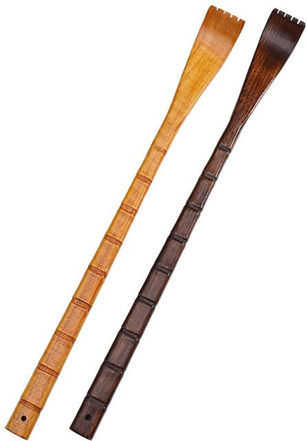Home3ZY Rückenkratzer aus Holz mit langem Griff, 2 Stück, Unisex - Bild 1