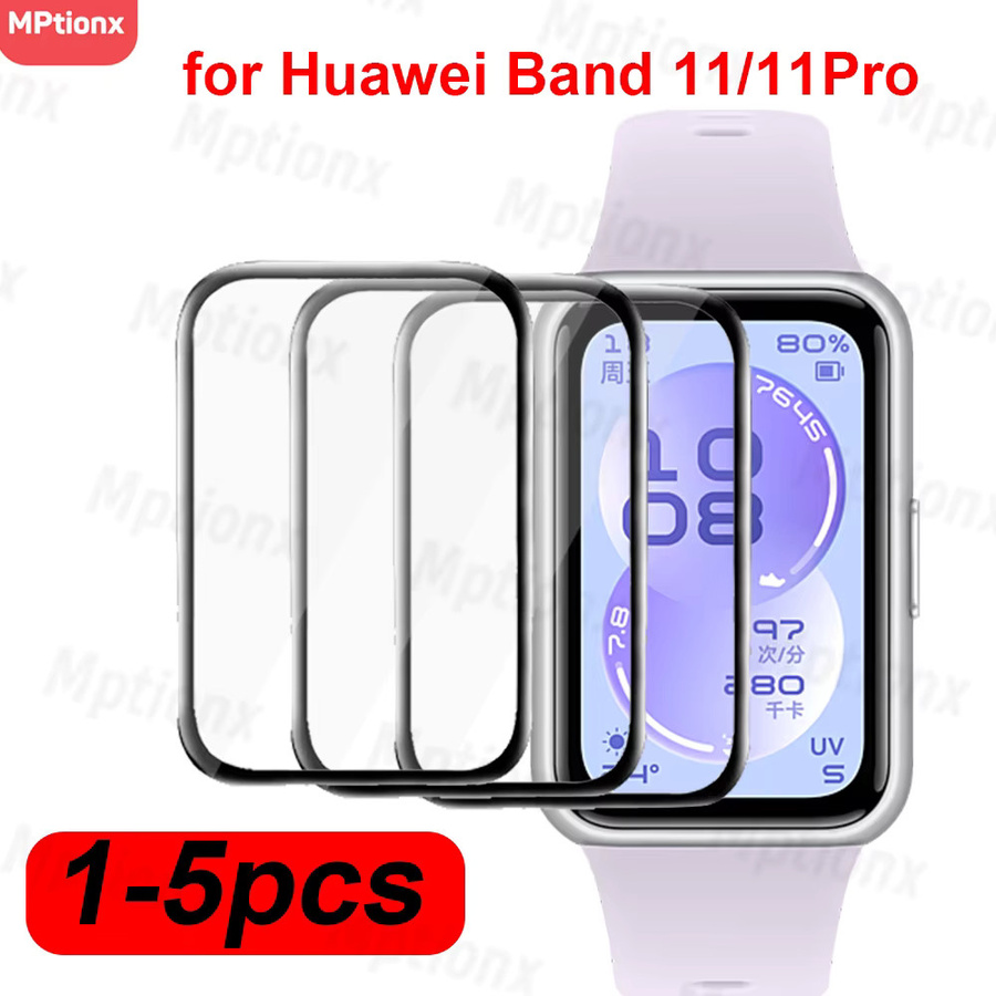 Mptionx Displayschutzfolie für Huawei Band 11 Pro, TPU, transparent, Unisex - Bild 2