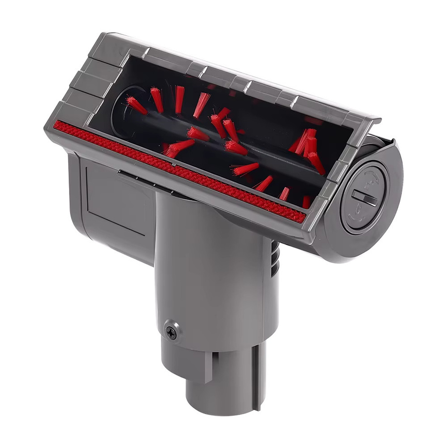 WINDNINJA Mini motorisierter Bürstenkopf für Matratzenreinigung und Milbenentfernung, kompatibel mit Dyson V7 V8 V10 V11 V15, Grau - Bild 2