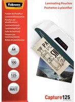 Fellowes Laminierfolien Capture DIN A4 matt 125 Micron 100 Stück - Bild 2