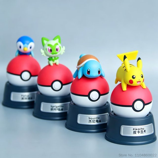 Bandai Pokémon, Einzelfigur, solarbetrieben, beweglich - Bild 1