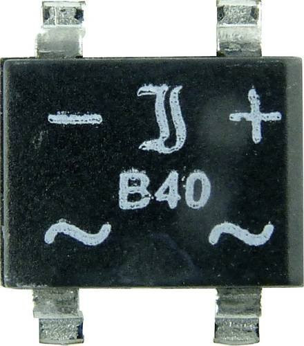 Diotec SO-TECH Brückengleichrichter B40S-SLIM SO-4-SLIM Schwarz 80V 1A Einphasig - Bild 1