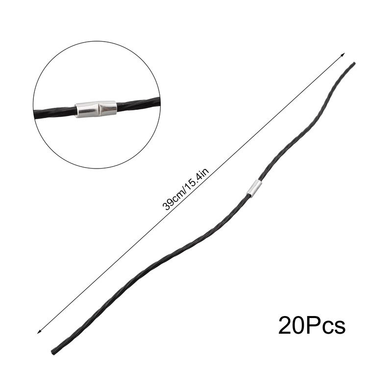 20er Set Ersatz-Trimmerlinie für Bosch AFS 23 bis 37, Schwarz, Durchmesser: 3,5 mm, Länge: 39 cm - Bild 4