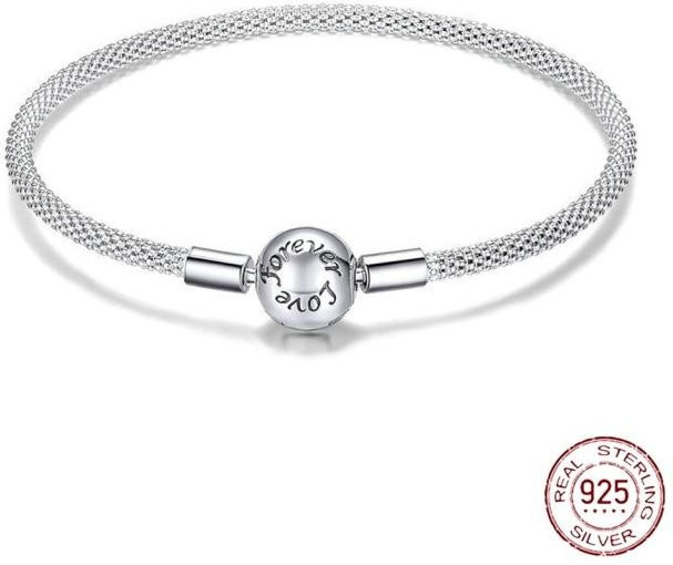 YIRAN Jewelry Armband, 925 Silber, Herz, Blau, Damen, 17cm - Bild 1