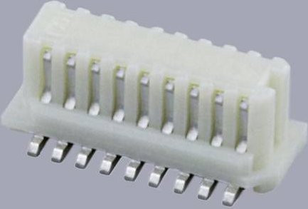 Molex Mezzanine-Steckverbinder mit 18 Polen, Rastermaß 0,80 mm, Farbe: Weiß, Artikelnummer: 524651871 - Bild 1
