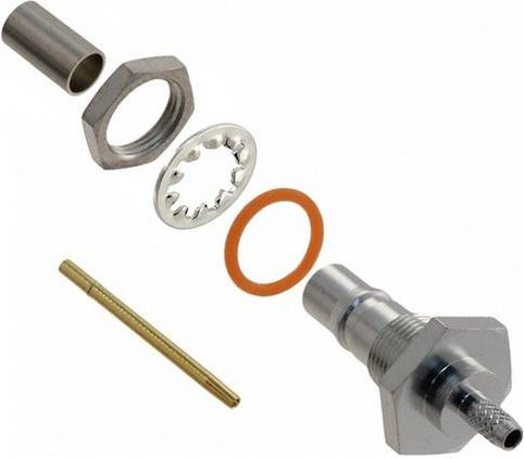 Molex 732540100 QMA-Steckverbinder in Silber - Bild 1
