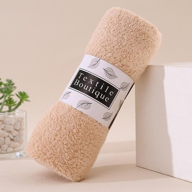 Yiran Furniture Korallenfleece Handtuch aus Mikrofaser in verschiedenen Farben - Bild 1