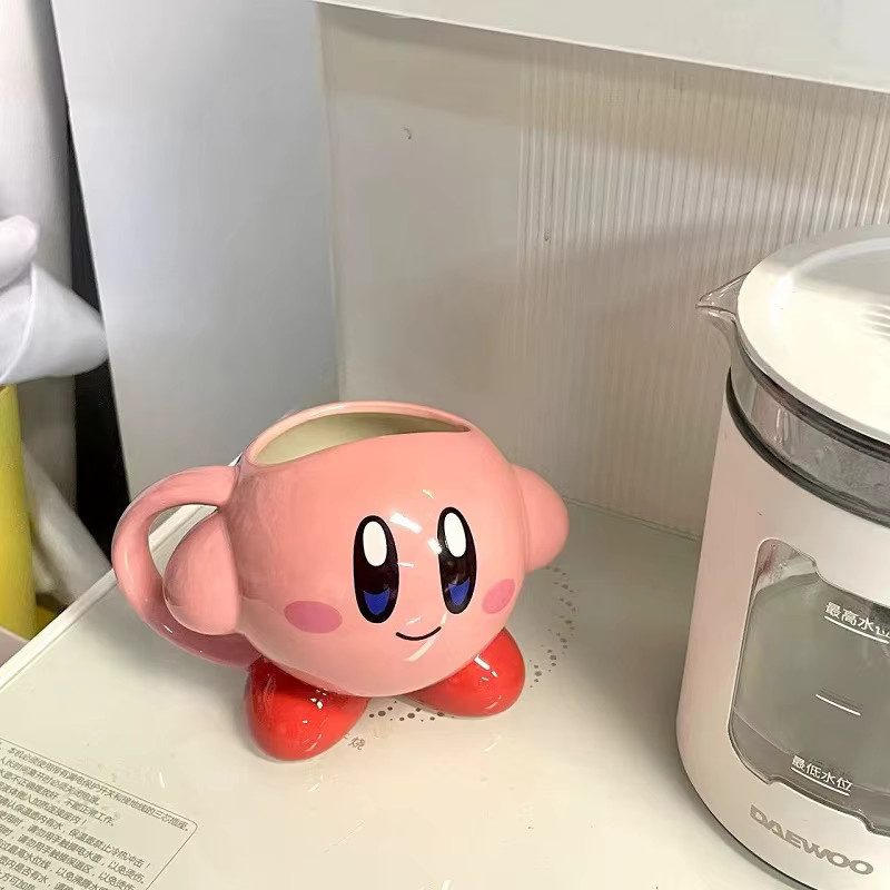 Kirbyed Keramikbecher Kirby Cartoon Kawaii in Pink, 380 ml - Bild 3