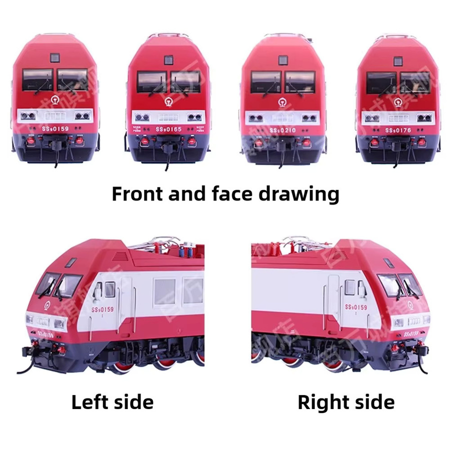 Shaoshan 9 Verbesserte Elektrolokomotive SS9G, Zugmodell, 1:87, Metall - Bild 2