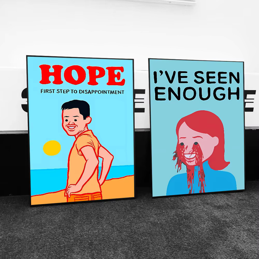 Joan Cornella Zonzo Comics Kunstposter als selbstklebender wasserfester Papieraufkleber für Wanddekoration in Mehrfarben - Bild 2