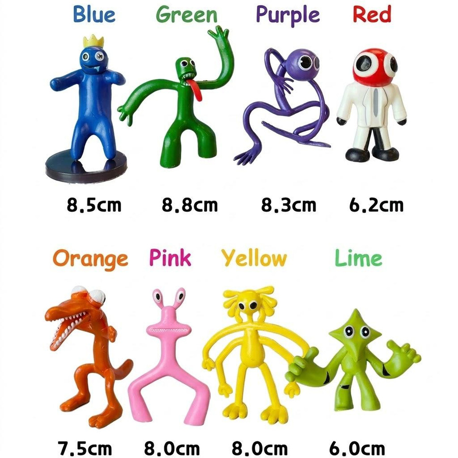 Board M Factory Rainbow Friends Figur Baustein 8-Sorten Set - Bild 4