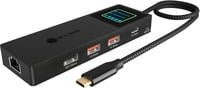 ICY BOX Dockingstation IB-DK4038-LCD in Anthrazit mit HDMI und Ethernet/LAN für 4K UHD - Bild 1