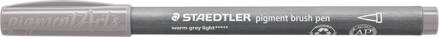 Staedtler Pigment Brush Pen in Warmgrau Hell - Bild 1