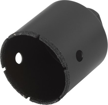Wolfcraft Lochsäge Ceramic in Schwarz mit Diamant und Stahl, Durchmesser: 54 mm - Bild 1