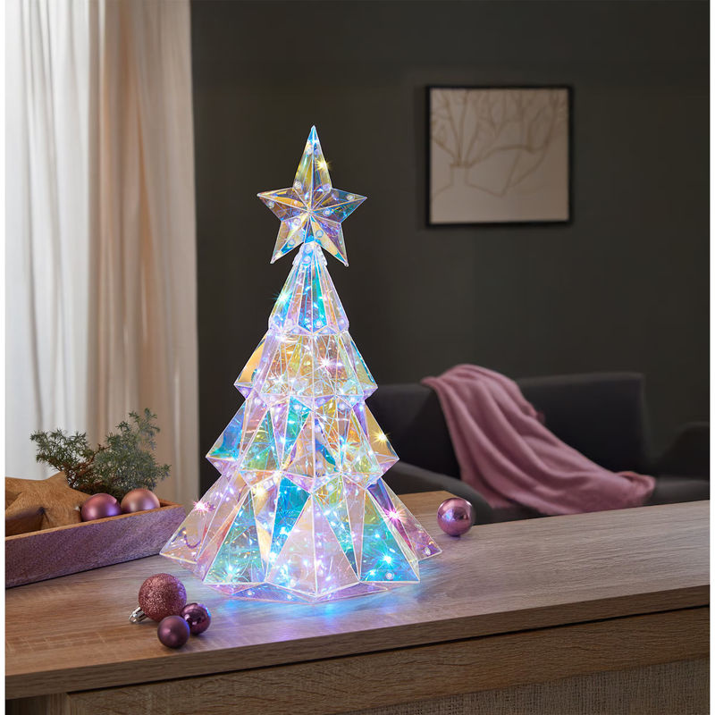 LED-Dekofigur Tanne Galaxy von viva domo in mehrfarbig für Weihnachten - Bild 3
