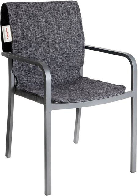 Montandor Infrarot-Heizsitzbezug für Esszimmerstühle, grau, B: 52 cm, L: 52 cm - Bild 1