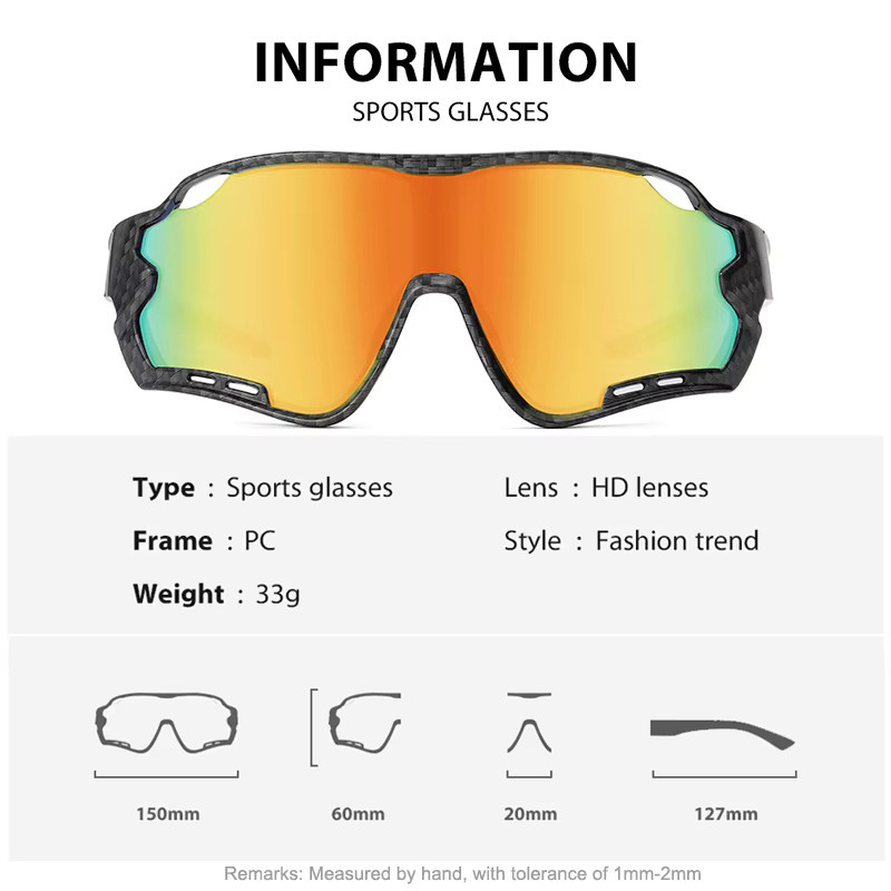SEPFOX Sportsonnenbrille, Unisex, Vollrand, verspiegelt, Kunststoff - Bild 1