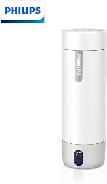 Philips GoZero AWP2792 Wasserkocher und Thermosbecher in Weiß mit Touch-Display und Edelstahl-Innenwandung, 0,4 l - Bild 1