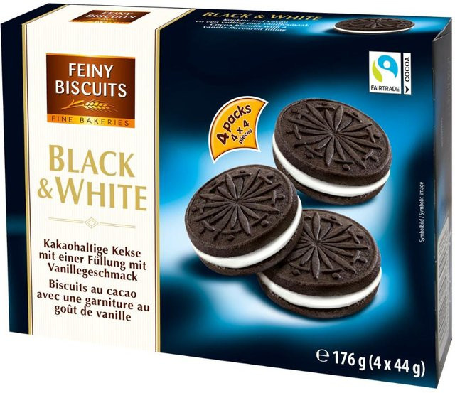 Feiny Black&White Cookies 176 g - Bild 1