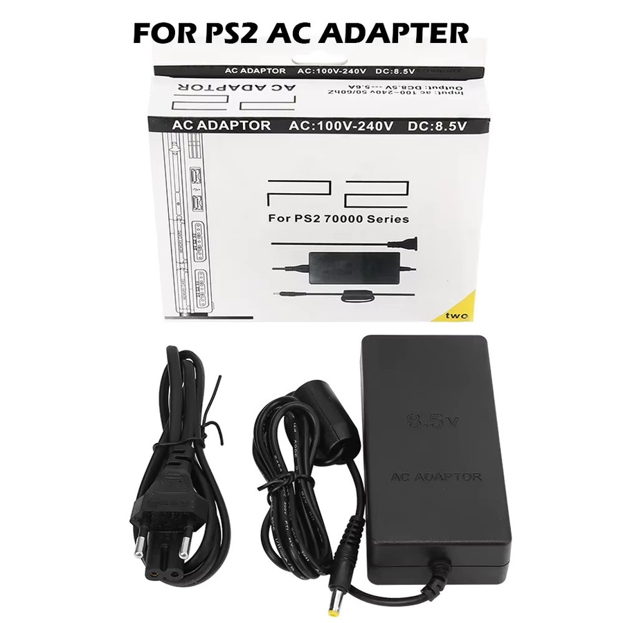MBCHIPS MC Netzteil AC-Adapter für PlayStation 2 Slim 70000 Serie, 8,5V DC, Schwarz - Bild 2