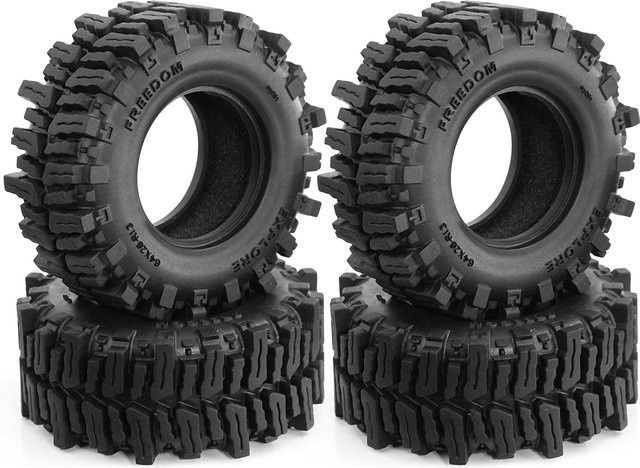 RS Crawler Tires Mud Slingers X Super Soft Sticky Tire, Zubehör, 1:24 - Bild 1