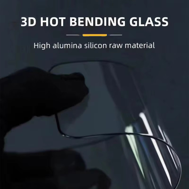 Gorilla Anti-Burst Displayschutzfolie aus gehärtetem Glas für iPhone 15 Pro 14 13 12 11 Pro Max XS Max XR X in Transparent - Bild 3