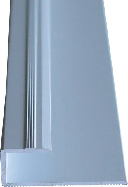 Döllken Profiles Einfassprofil modern Silber, Länge: 900 mm, Breite: 10-12 mm - Bild 1