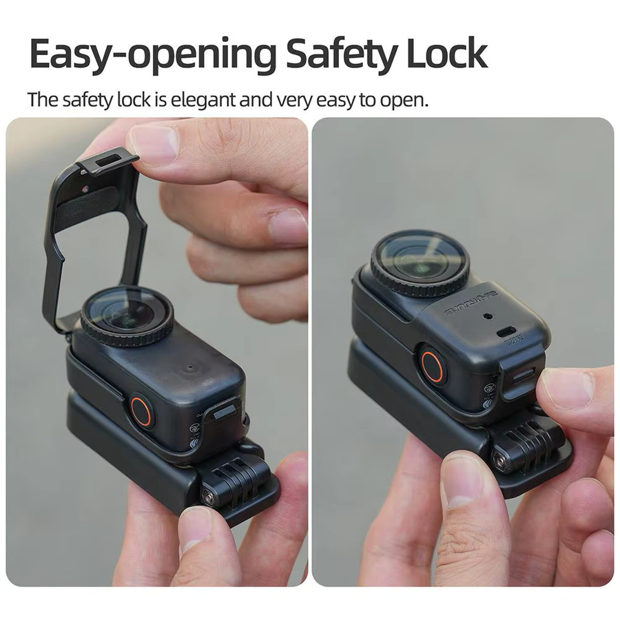 DJI Osmo Nano Magnetische Halterung Basis mit 360 Grad Rotation und Klappfunktion in Schwarz - Bild 4