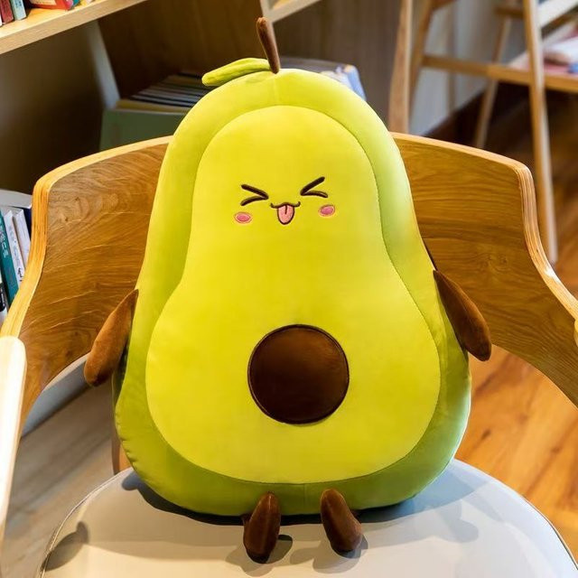 Yiran toy Avocado Plüschtier Puppe, Stoffpuppe, Grün - Bild 1