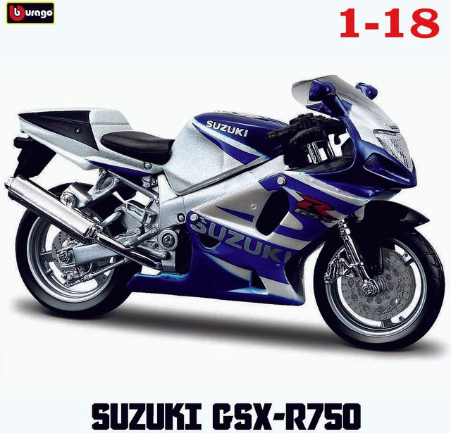 Bburago Motorradmodell, 1:18, Blau, ab 14 Jahre - Bild 1