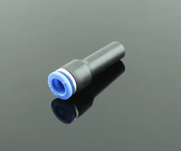 Vetley Push-In-Reduzierstück für pneumatische One-Touch-Armaturen, Farbe: Schwarz - Bild 1