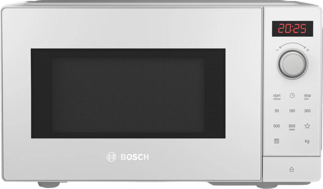 Bosch Mikrowelle Serie 2 FFL023MW0 in Weiß mit 20 l Volumen und 800 W Leistung - Bild 1
