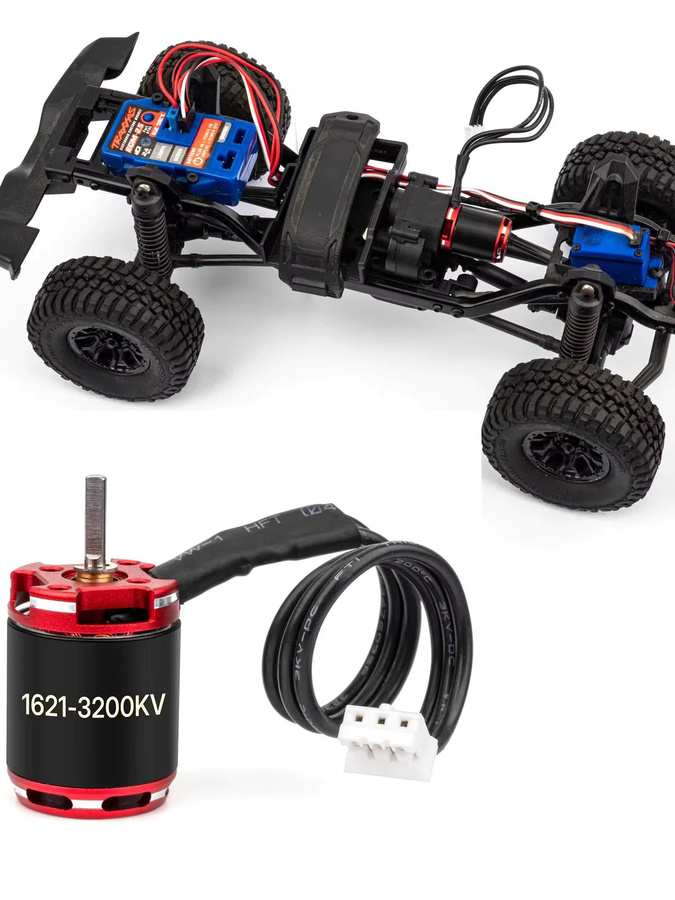 RCZIPROY RC 1621 Bürstenloser Motor, 1:24, Metall, Wasserdicht - Bild 5