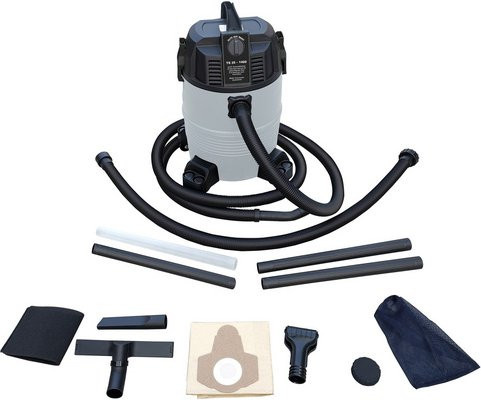 Heissner Smartline Teichschlammsauger Nass-Trocken-Sauger mit 35 l Volumen, 1250 - 1400 W, schwarz-grau - Bild 1