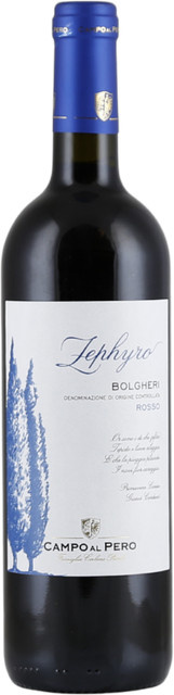 Campo al Pero Zephyro Bolgheri, Merlot, Rotwein, 2023, 0,75 l - Bild 1