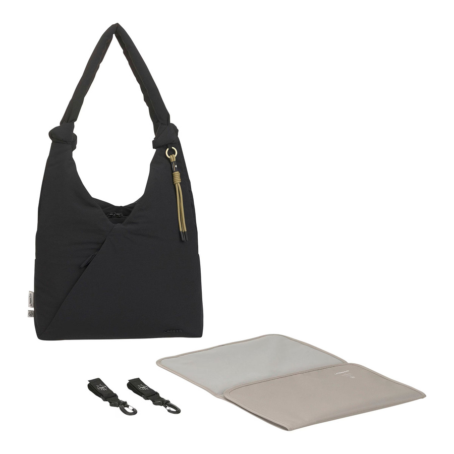 Wickeltasche Teya von Lässig in Schwarz mit Schultergurt, B/T/H: 40,0 x 28,0 x 14,5 cm - Bild 2